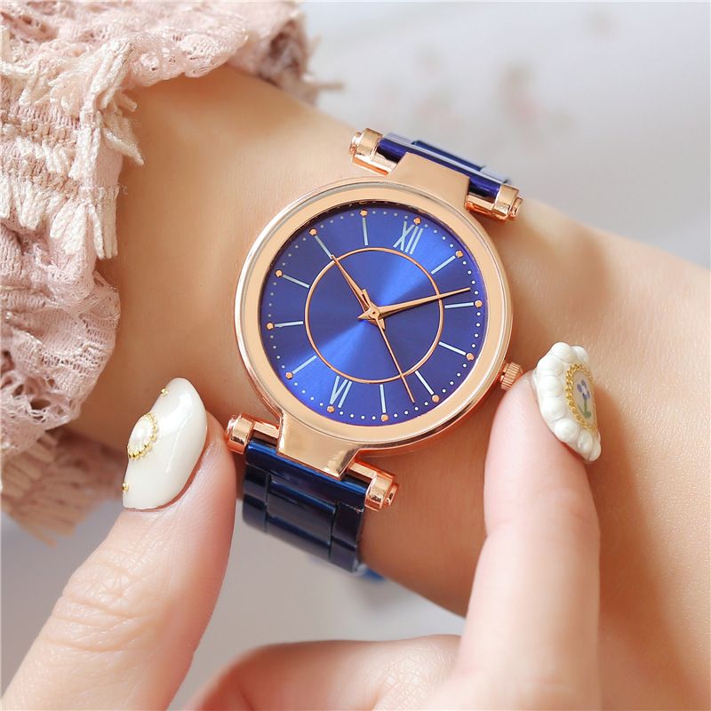 Women Watches Simple And Elegant Lady Wrist Watches Female Business Stainless Steel Casual Fashion Ladies Wristwatch Luxury Quartz Watch Valentine's Day Gift