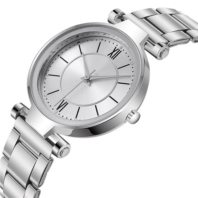 Women Watches Simple And Elegant Lady Wrist Watches Female Business Stainless Steel Casual Fashion Ladies Wristwatch Luxury Quartz Watch Valentine's Day Gift
