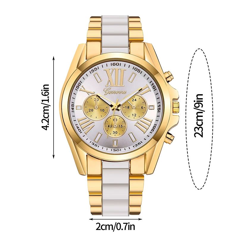 Fashion Business Watch Men Sports Mens Watch Top Brand Luxury Clock Male Quartz 2026 Men's Business Watch: Large-Dial Two-Tone Steel, Casual & Stylish Wrist Watch Birthday Gift Arrangement Men's Watch