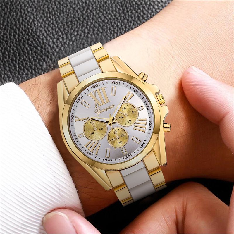 Fashion Business Watch Men Sports Mens Watch Top Brand Luxury Clock Male Quartz 2026 Men's Business Watch: Large-Dial Two-Tone Steel, Casual & Stylish Wrist Watch Birthday Gift Arrangement Men's Watch
