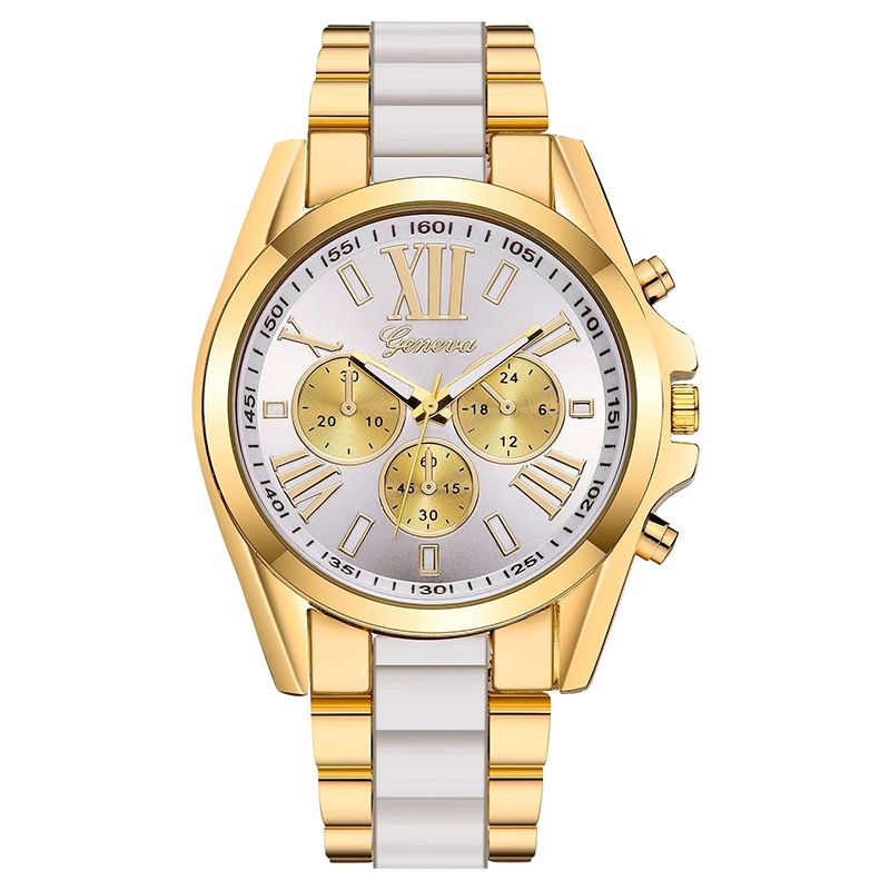 Fashion Business Watch Men Sports Mens Watch Top Brand Luxury Clock Male Quartz 2026 Men's Business Watch: Large-Dial Two-Tone Steel, Casual & Stylish Wrist Watch Birthday Gift Arrangement Men's Watch