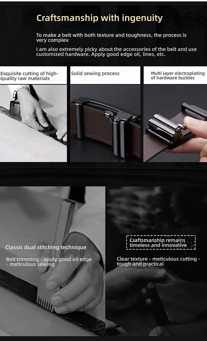 New Men Belts High Quality  Leopard Belt Success Men Belt Business Automatic Buckle Fashion Trend Casual All-match Belt Men Accessories