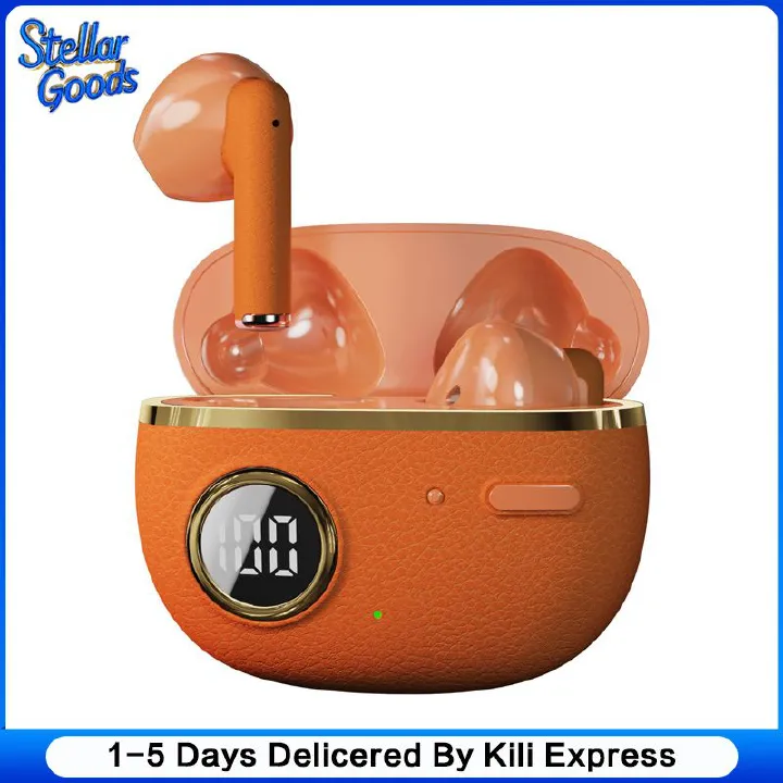 Wireless Bluetooth Earphones Long Battery Life Sports Bluetooth Earpods In-ear Stereo Waterproof Noise Cancelling Earbuds LED Display Compatible With Smartphones Computers And Laptops