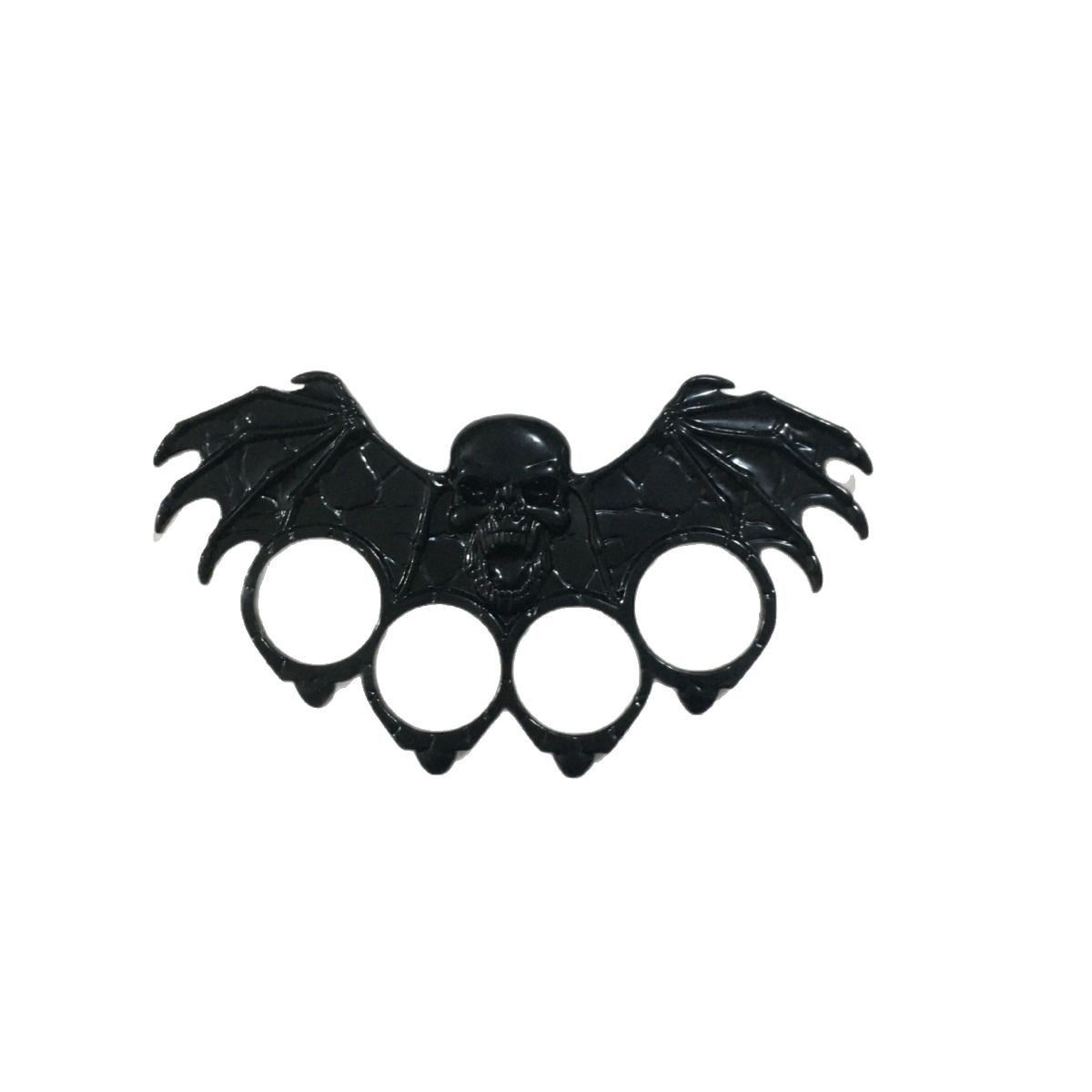 Self-Defense Brass Knuckles | Brass Knuckle Duster Bottle Opener | Self Defense Tool | Car Window Breaker | Outdoor EDC Emergency Survival Gear Skull Design
