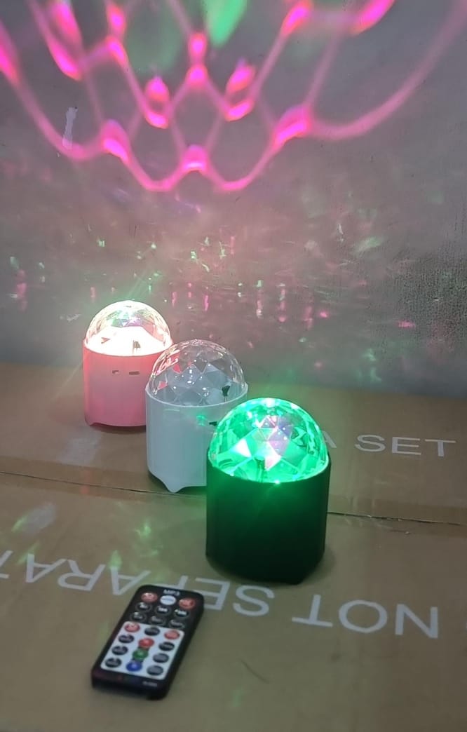 Rechargeable Portable controlled Bluetooth Speaker  Mini Magic Music Lamp 6W 3 colours available black, white, pink