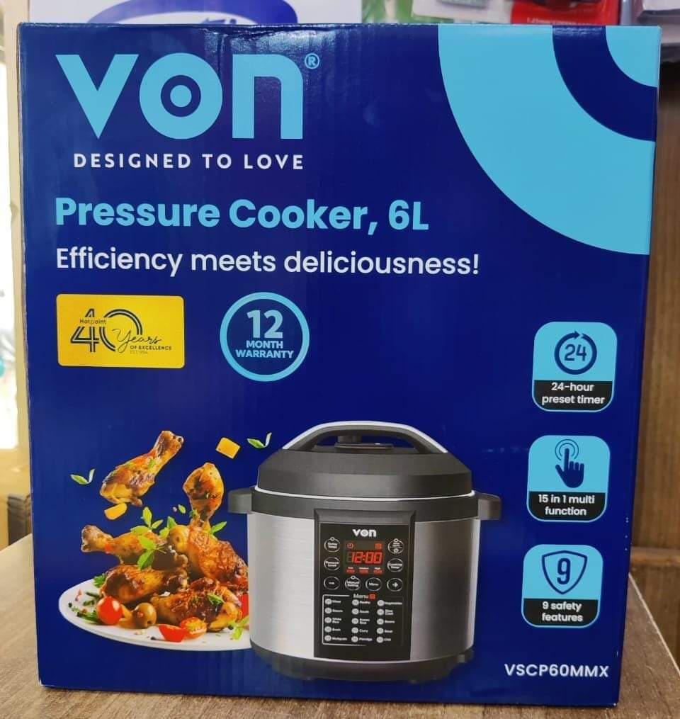 Von 6 litres Electric Pressure Cooker