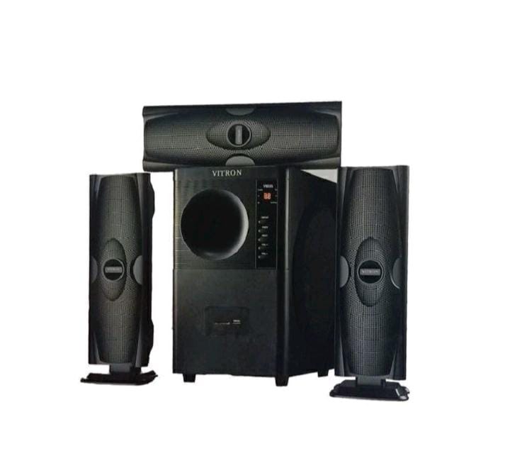 Vitron V635 3.1 Home Theater Built in Powerful Amplifier , Sub-woofer System 3.1 CH 10000W - BLACK