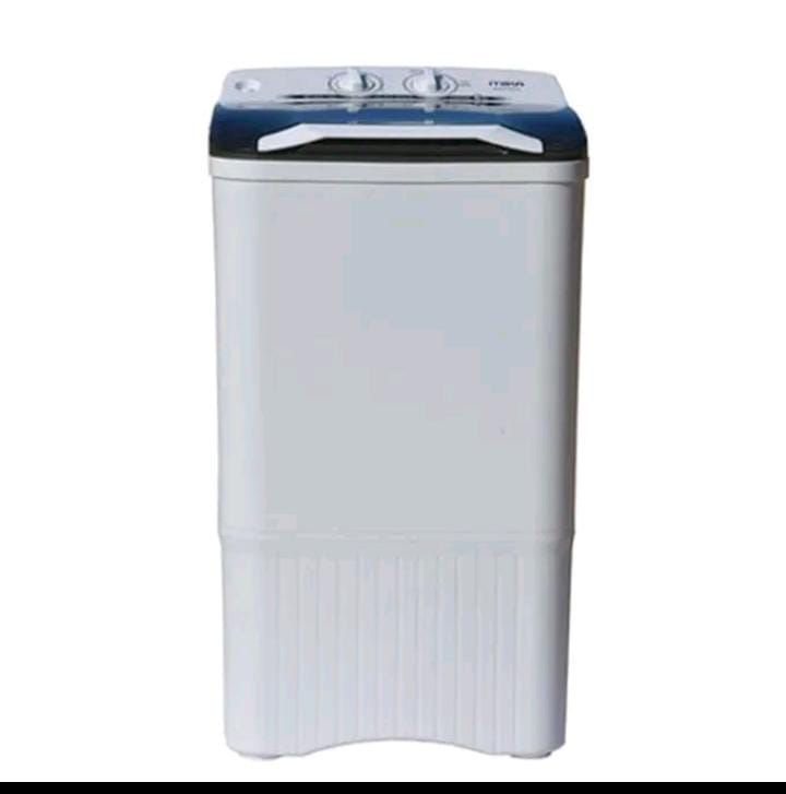Mika Semi Automatic 6Kg Top Load Washing Machine - Single Tub Design: Combines washing and spinning for convenience, Energy Efficient: Reduces water and electricity consumption.