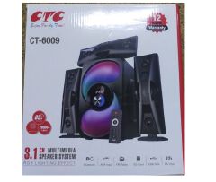 CTC CT-6009 Multimedia Speaker System 3.1 CH 85W, 20000W P.M.P.O - BLACK