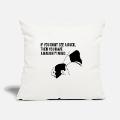 Naughty Mind! on Sofa pillow with filling 45cm x 45cm