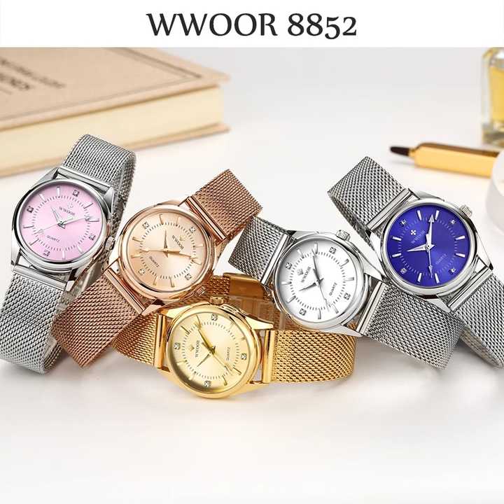BIG SALE 30% OFF DISCOUNT Luxury Brand New Gold Watch Ladies + Free Gold Necklace Elegant Diamond Quartz Wrist Watches For Women