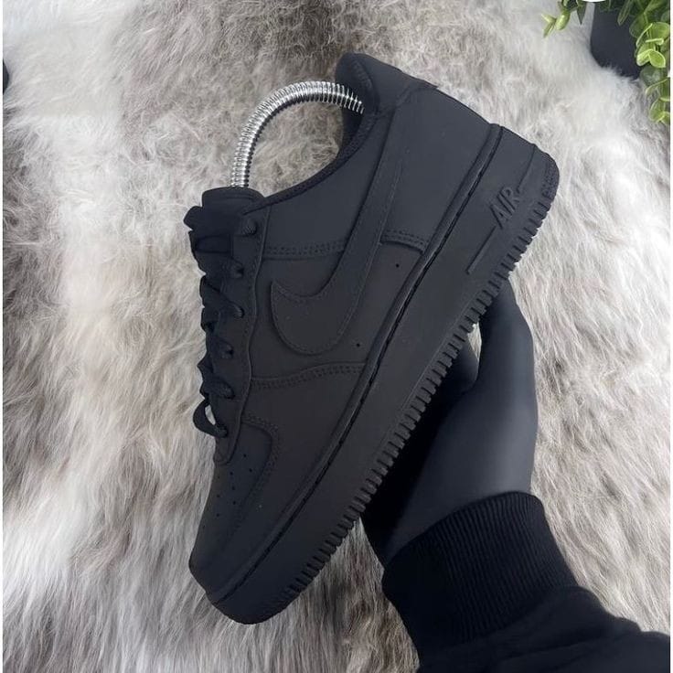 BIG OFFER 30% DISCOUNT New Arrival, Air Force 1 Hard Leather Low Top Black Grade 1 Airforce 1 High Quality Sneakers, Airforce 1 Shoes