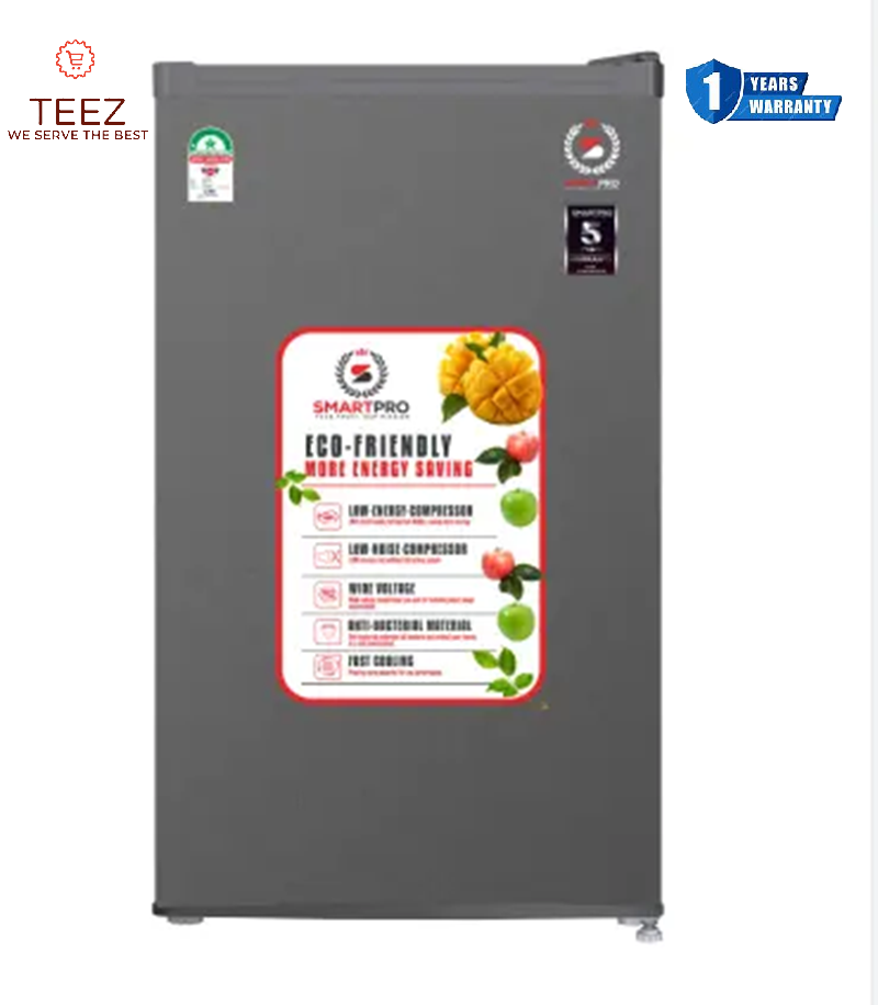 NEW ARRIVAL SMARTPRO 90Litres Refrigerator Single Door SFR-120S-I Mini Fridge 90L High Quality Fridge, 1 Year Warranty.
