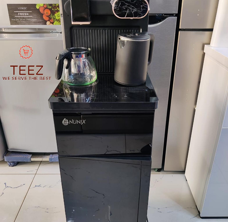 NEW ARRIVAL Nunix A1C Bottom Load Hot and Cold Stand Alone Water Dispenser with Coffee Maker, 1 YEAR WARRANTY.