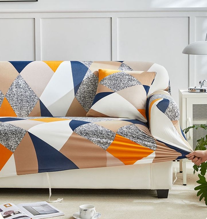 All inclusive four season universal sofa cover elastic sofa cover anti slip dust-proof fabric sofa cover cloth for Living Room Stretch Slipcover Armchair Couch Cover Corner L shape Sectional Sofa Pro