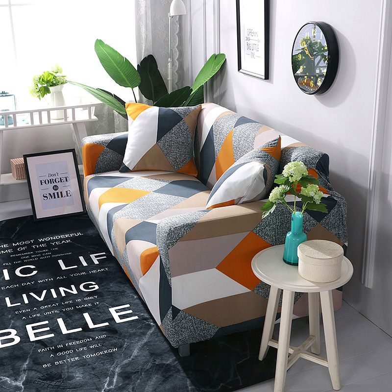 All inclusive four season universal sofa cover elastic sofa cover anti slip dust-proof fabric sofa cover cloth for Living Room Stretch Slipcover Armchair Couch Cover Corner L shape Sectional Sofa Pro