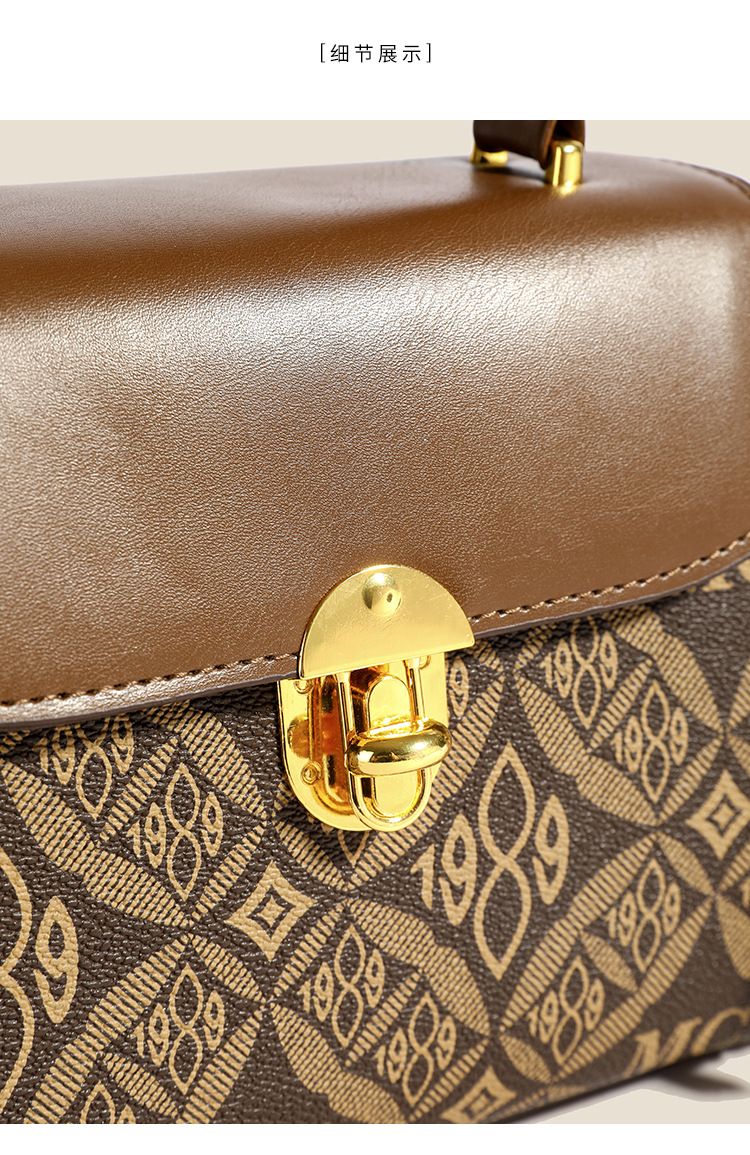 Crossbody Bags Letter printed handbag for women's small square bag, new autumn high-end exquisite single shoulder crossbody bag