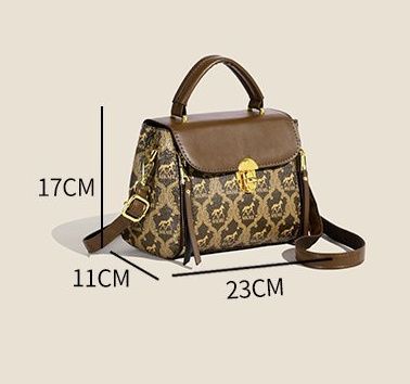 Crossbody Bags Letter printed handbag for women's small square bag, new autumn high-end exquisite single shoulder crossbody bag