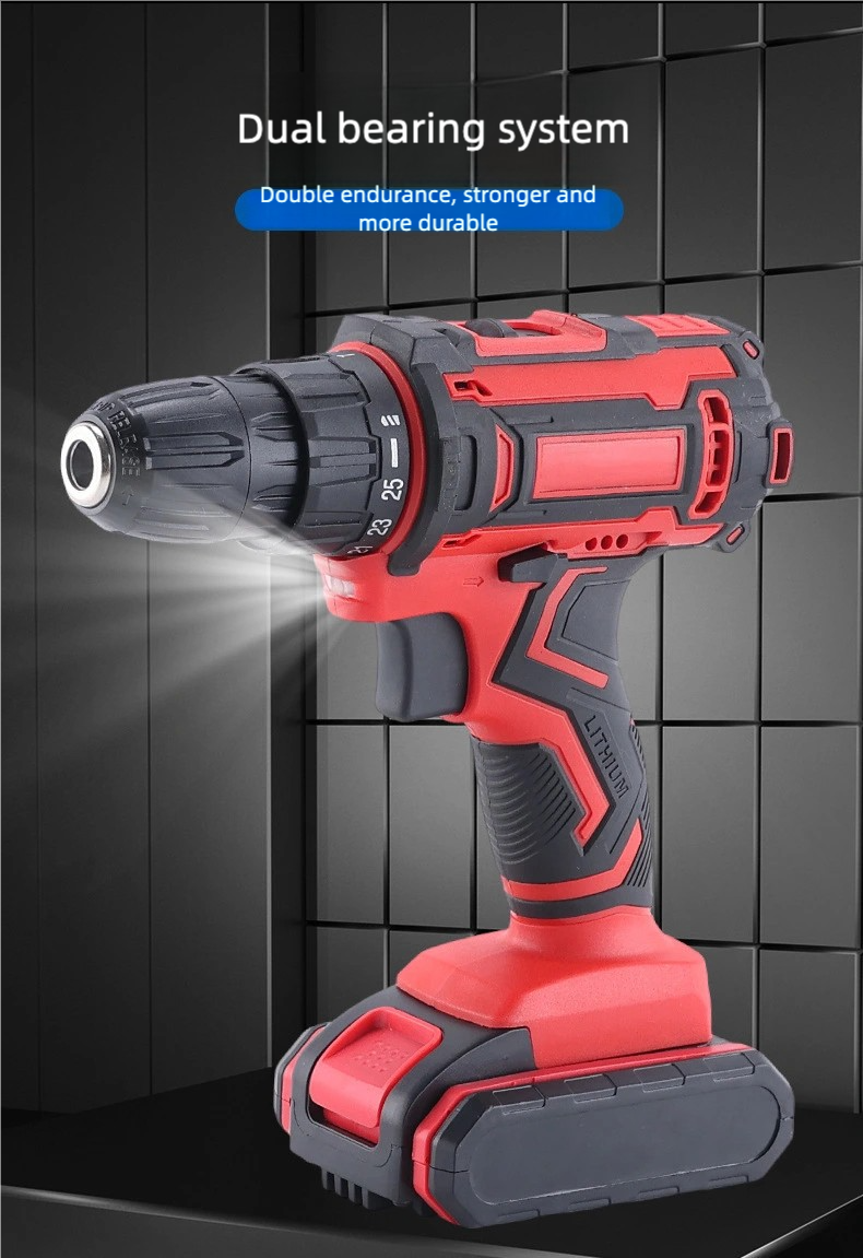 Electric Cordless Drill Set (includes 24 kits and a toolbox )drilling machine,drilling machine set ,drillling tool drill machine drill bit set drill drilling bit