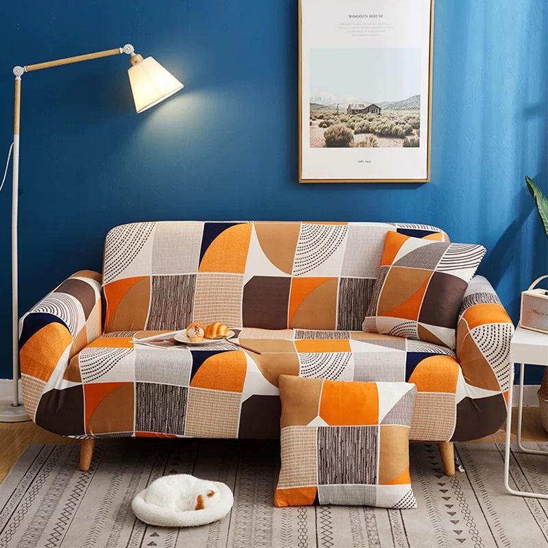 Slipcover Sofa Cover for 1/2/3 Seat (no sofa) all inclusive four season universal sofa cover elastic sofa cover dust-proof fabric sofa cover cloth for Living Room Stretch Armchair Couch Cover