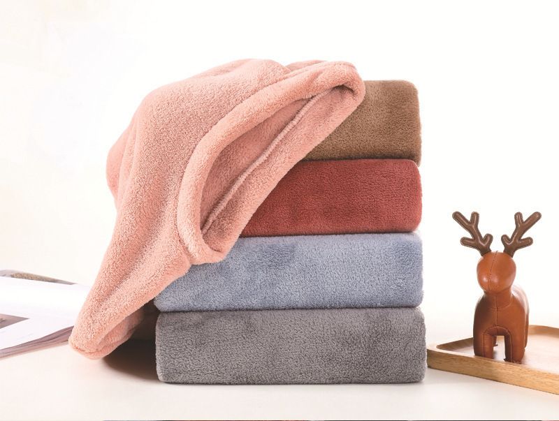 2 pieces set Pajamas Coral fleece men's and women's winter warm and plush thick loose home clothes sleepwear sportswear outerwear