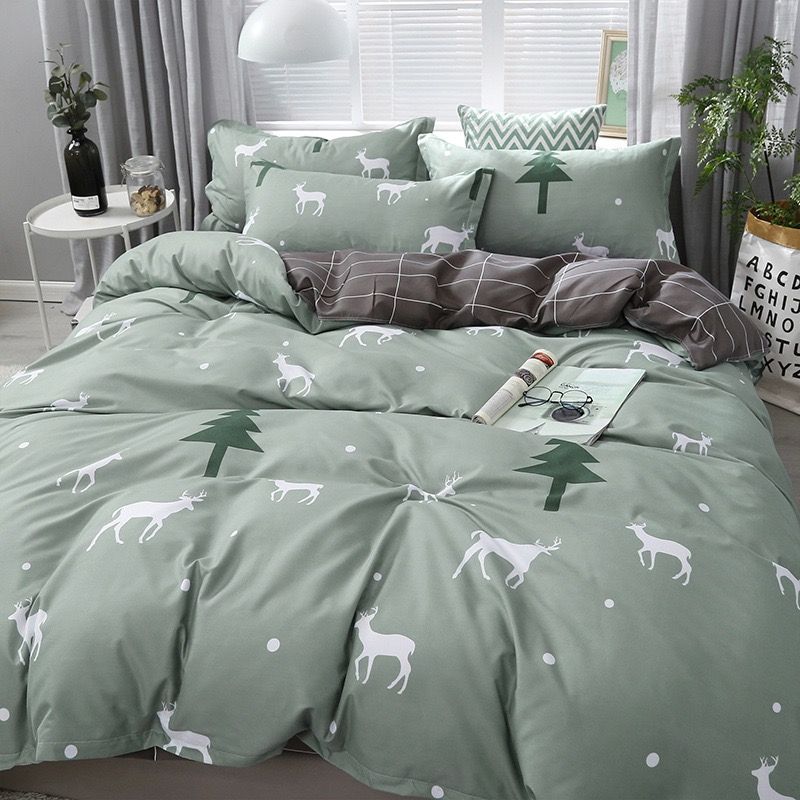 4Pcs of Bedding Sets Comforter Set Bedding Duvet Covers Set ( 1 Duvet Cover, 2 Pillow cases and 1 Bed-sheet ) Bedding Set(NO Duvet&Pillow)