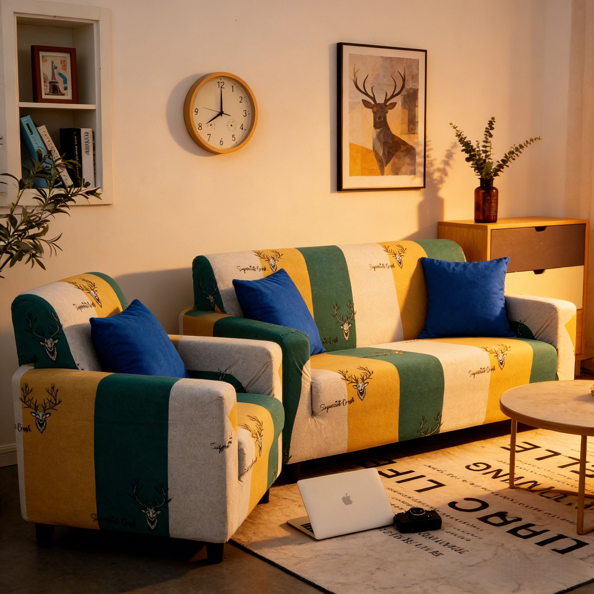 Universal  sofa cover （not include sofa）elastic sofa cover All inclusive four season  anti slip dust-proof fabric sofa cover cloth for Living Room Stretch Slipcover Armchair Couch Cover