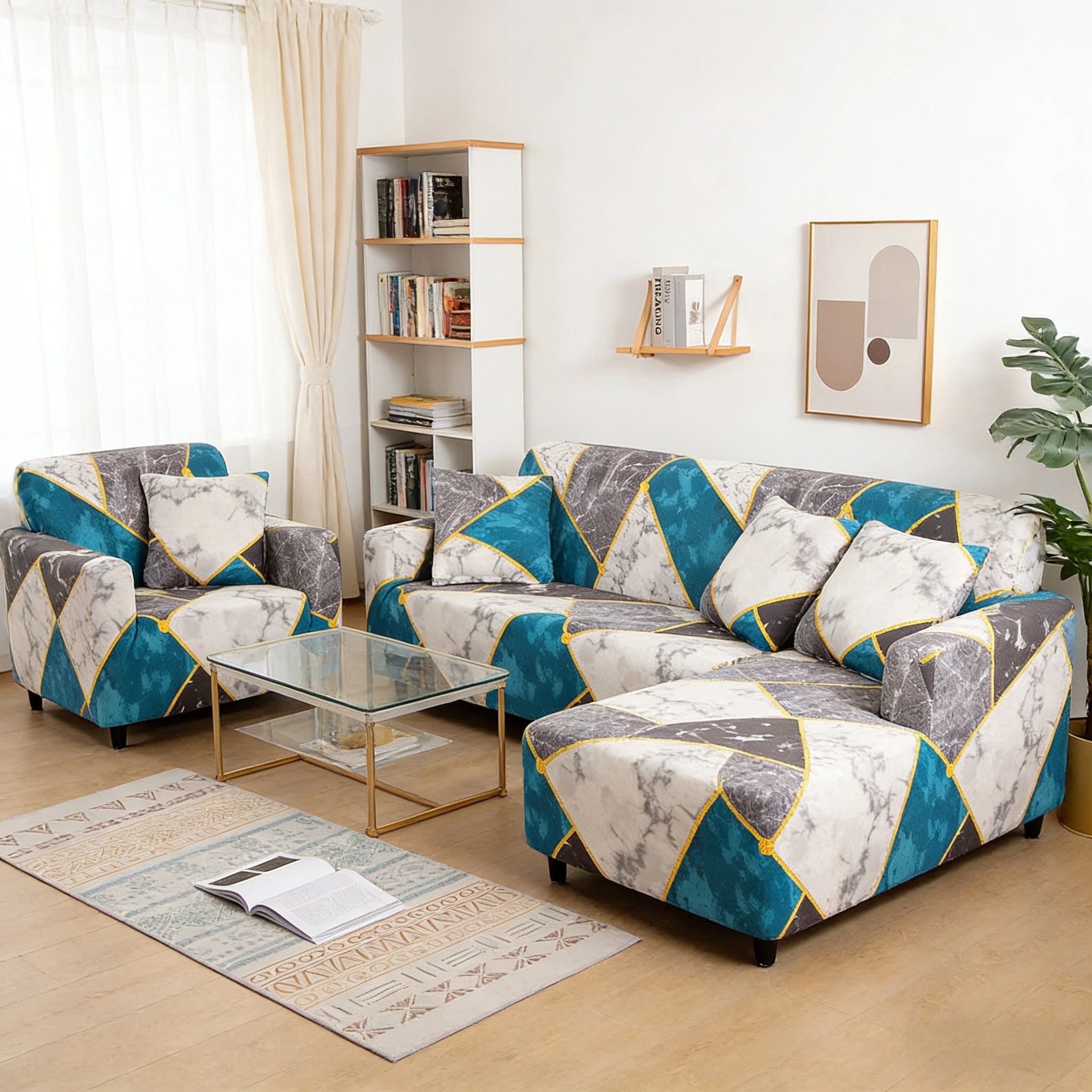 Universal sofa cover all inclusive four season  elastic sofa cover  anti slip dust-proof fabric sofa cover cloth for Living Room Stretch Slipcover Armchair Couch Cover