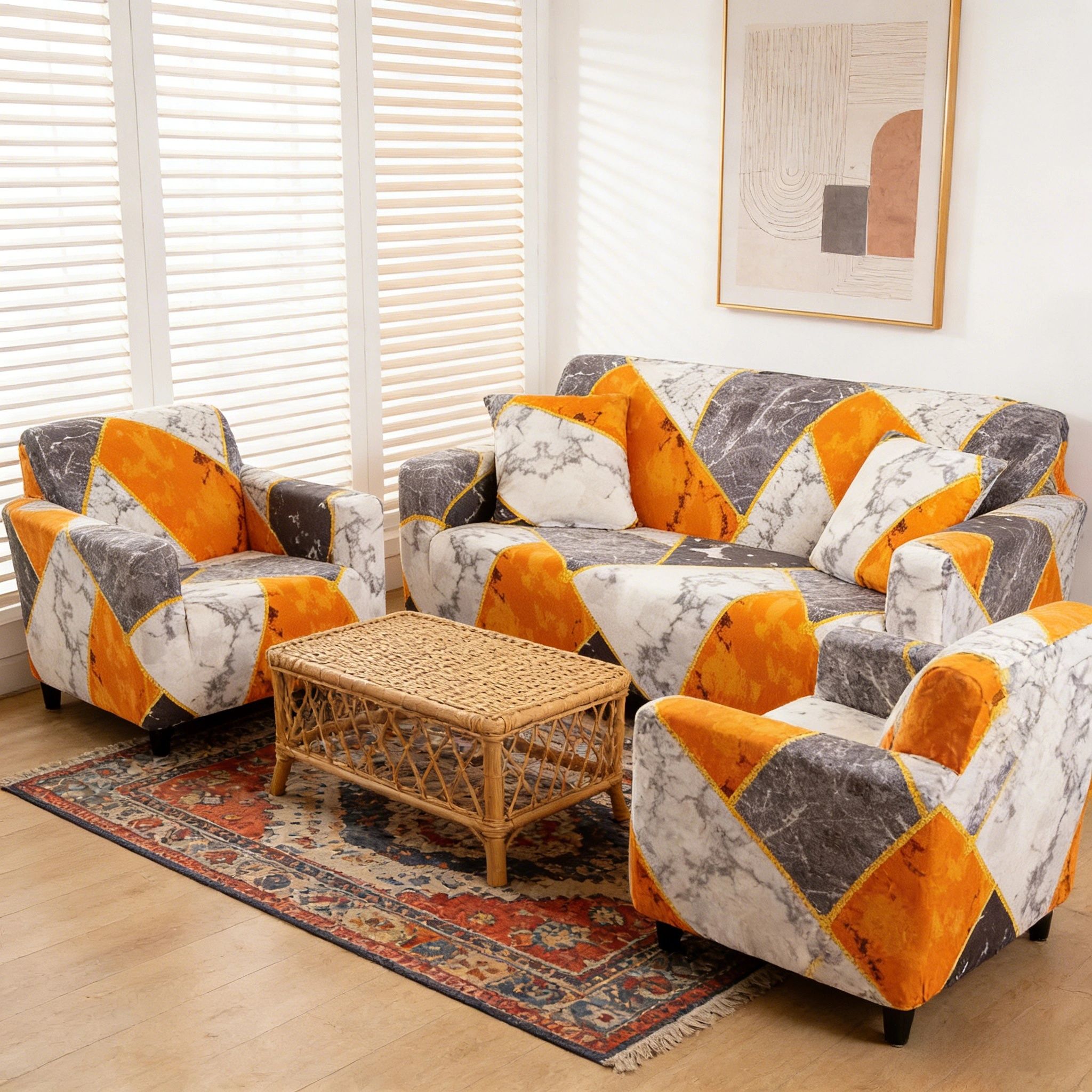 Universal sofa cover all inclusive four season  elastic sofa cover  anti slip dust-proof fabric sofa cover cloth for Living Room Stretch Slipcover Armchair Couch Cover