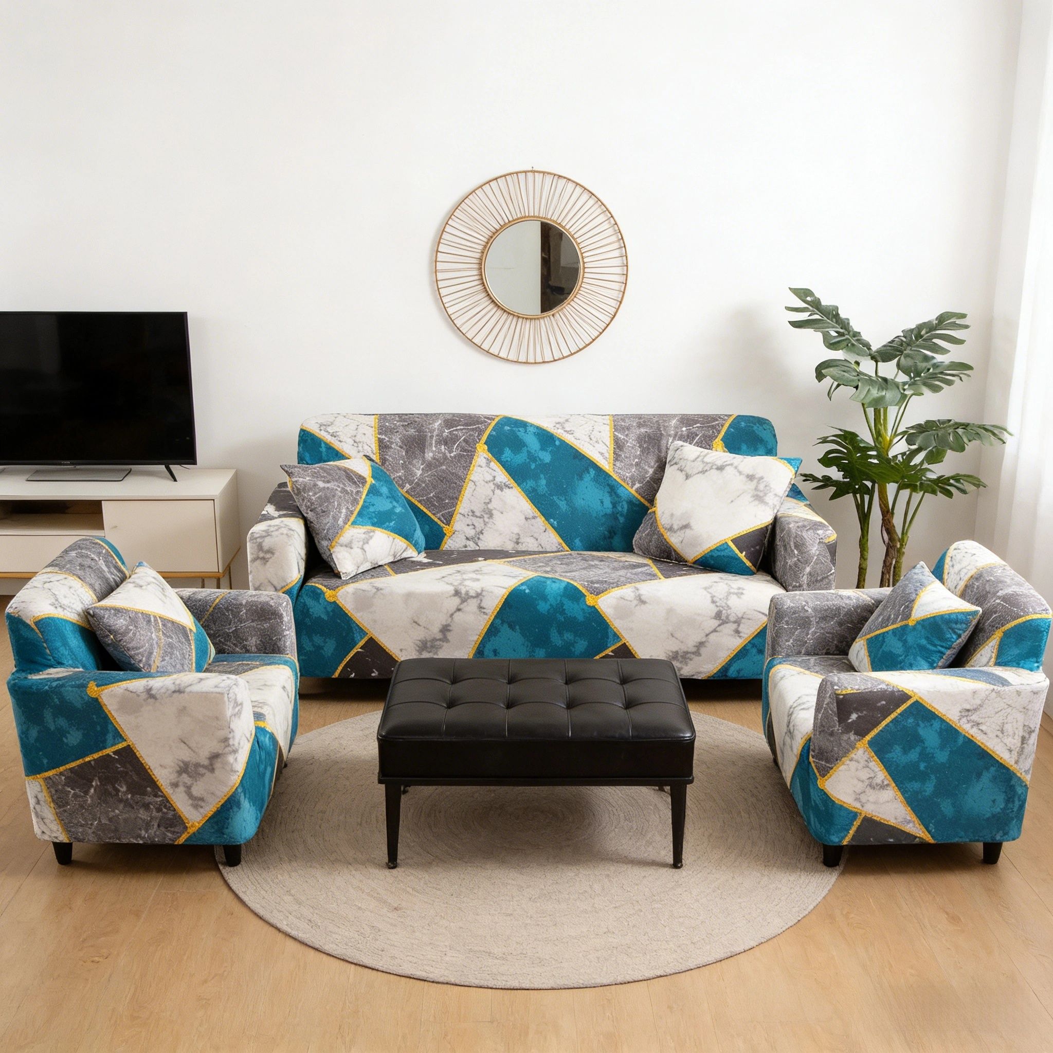 Universal sofa cover all inclusive four season  elastic sofa cover  anti slip dust-proof fabric sofa cover cloth for Living Room Stretch Slipcover Armchair Couch Cover