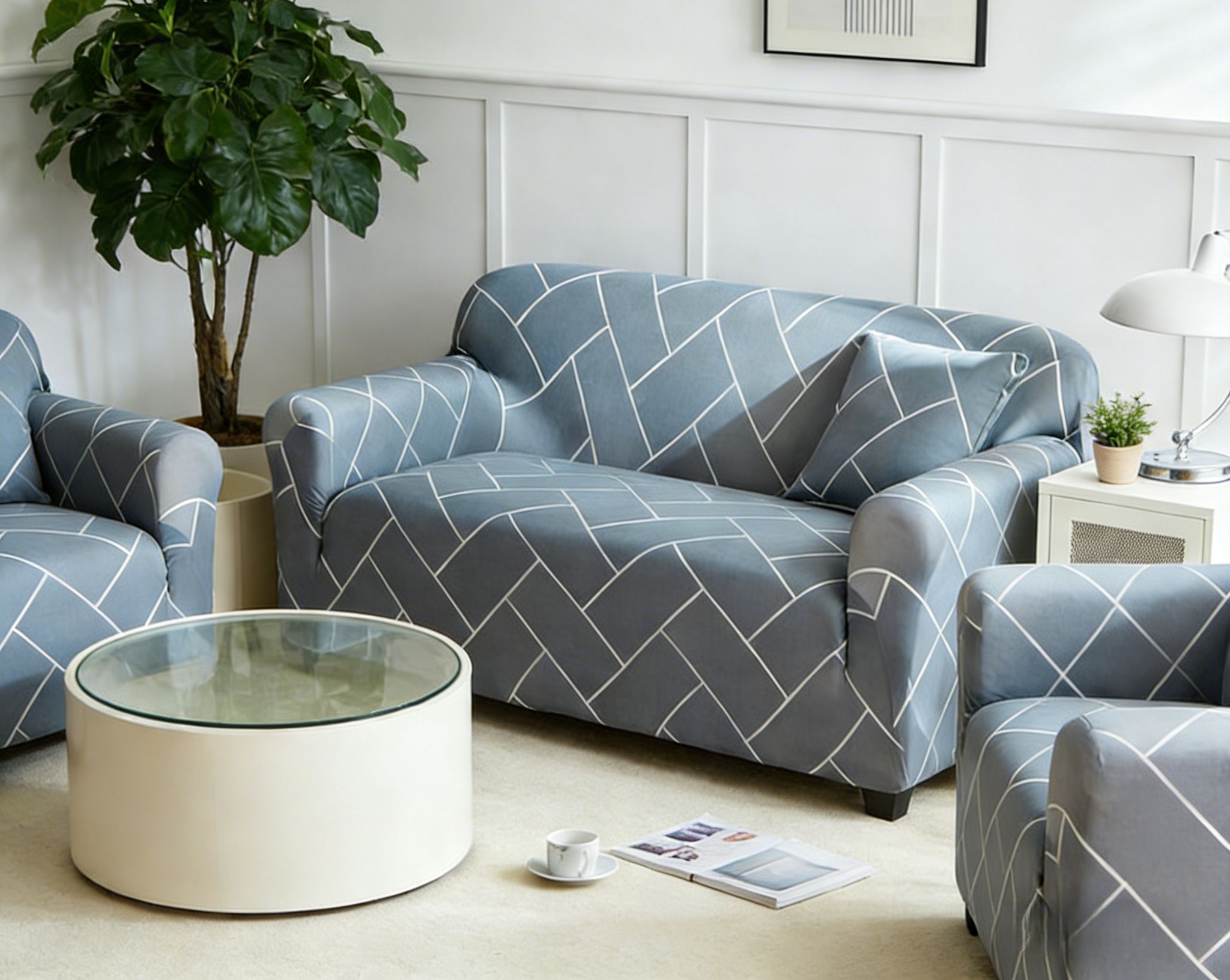 Elastic sofa cover （not include sofa）All inclusive four season universal sofa cover  anti slip dust-proof fabric sofa cover cloth for Living Room Stretch Slipcover Armchair Couch Cover