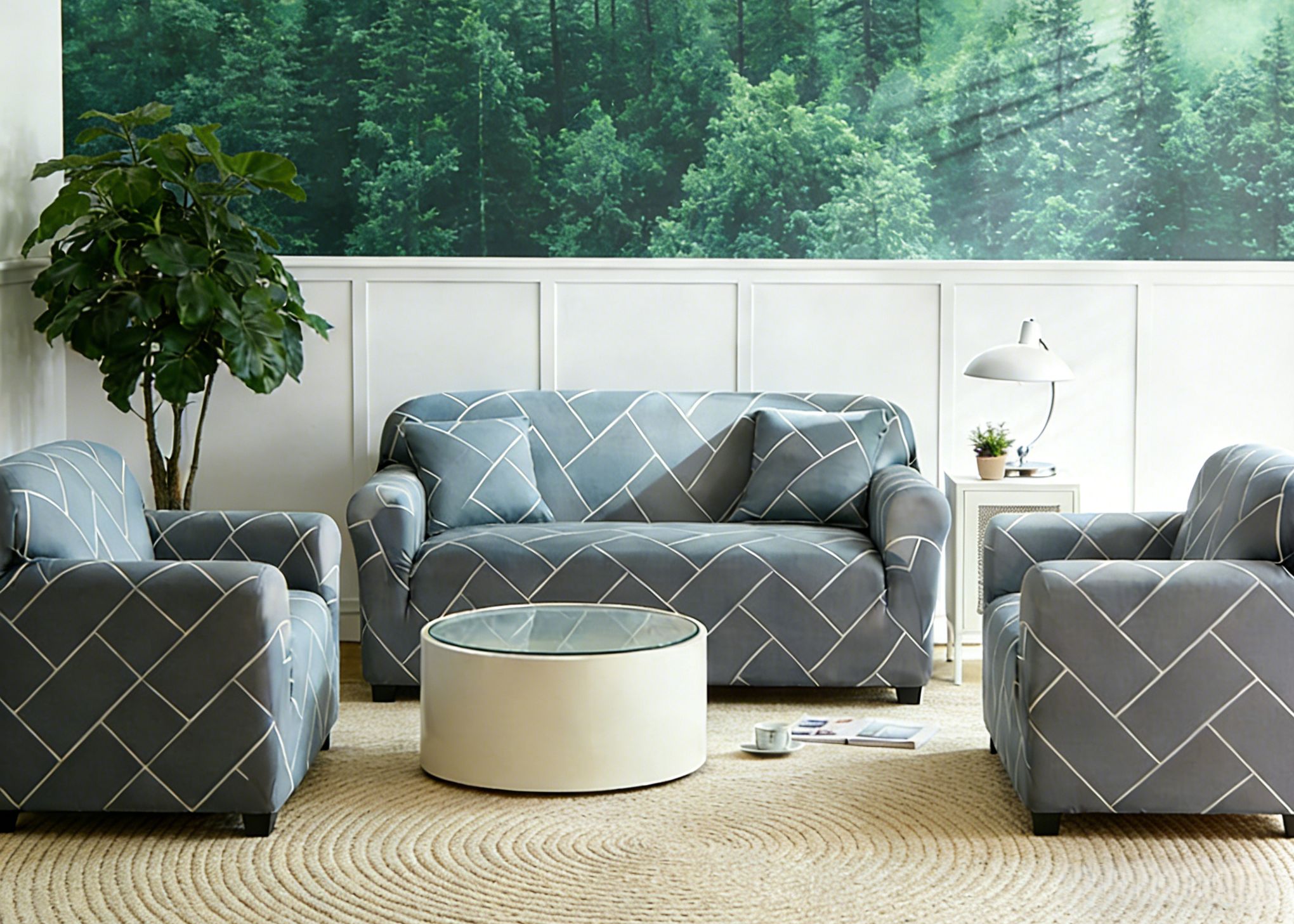 Elastic sofa cover （not include sofa）All inclusive four season universal sofa cover  anti slip dust-proof fabric sofa cover cloth for Living Room Stretch Slipcover Armchair Couch Cover