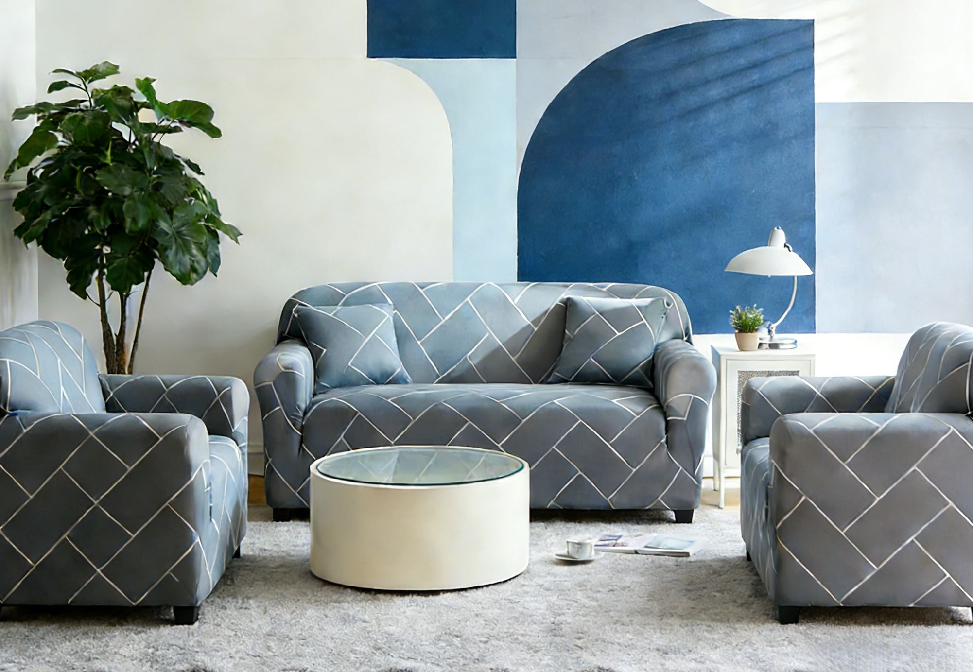 Elastic sofa cover （not include sofa）All inclusive four season universal sofa cover  anti slip dust-proof fabric sofa cover cloth for Living Room Stretch Slipcover Armchair Couch Cover