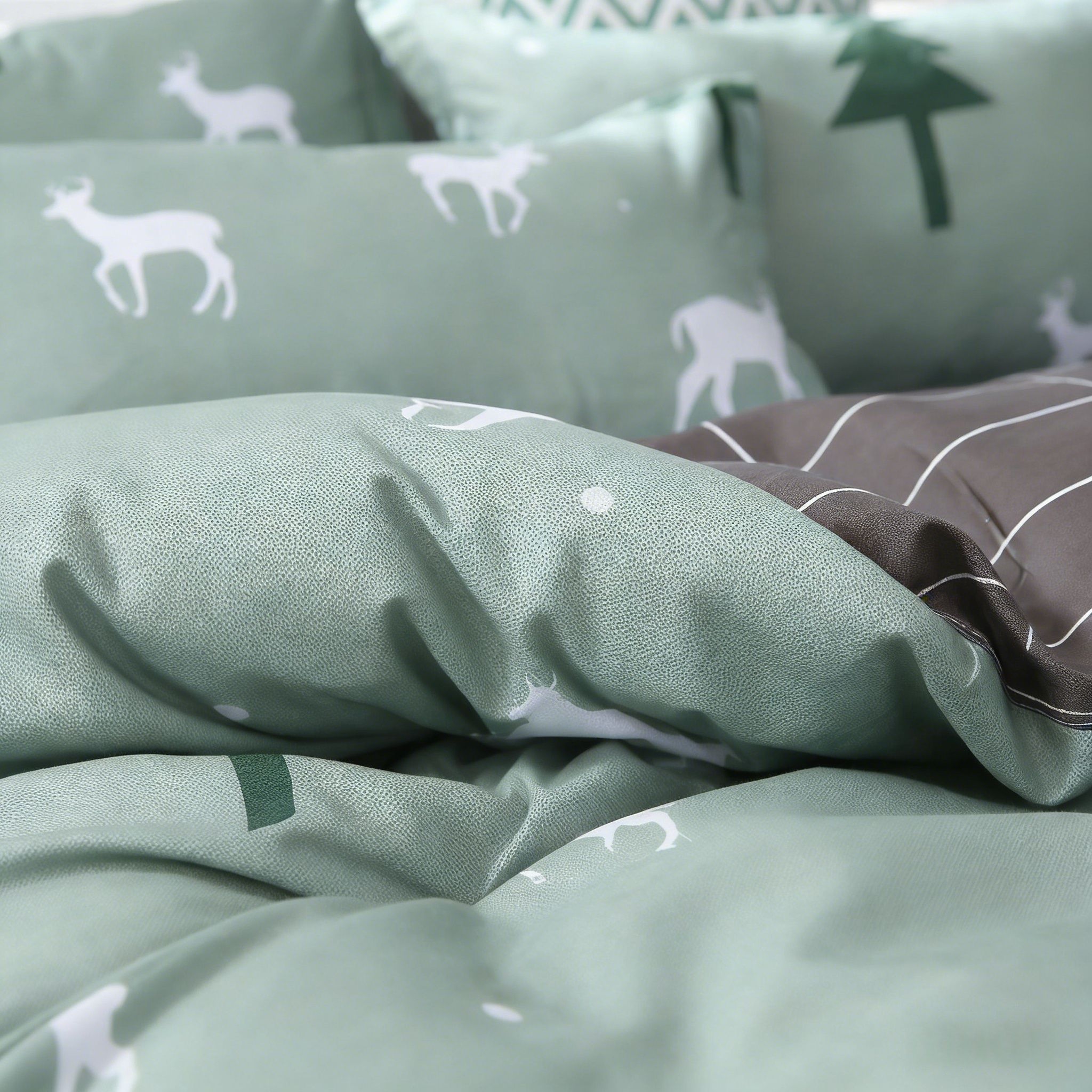 4Pcs of Bedding Sets Comforter Set Bedding Duvet Covers Set ( 1 Duvet Cover, 2 Pillow cases and 1 Bed-sheet ) Bedding Set(NO Duvet&Pillow)