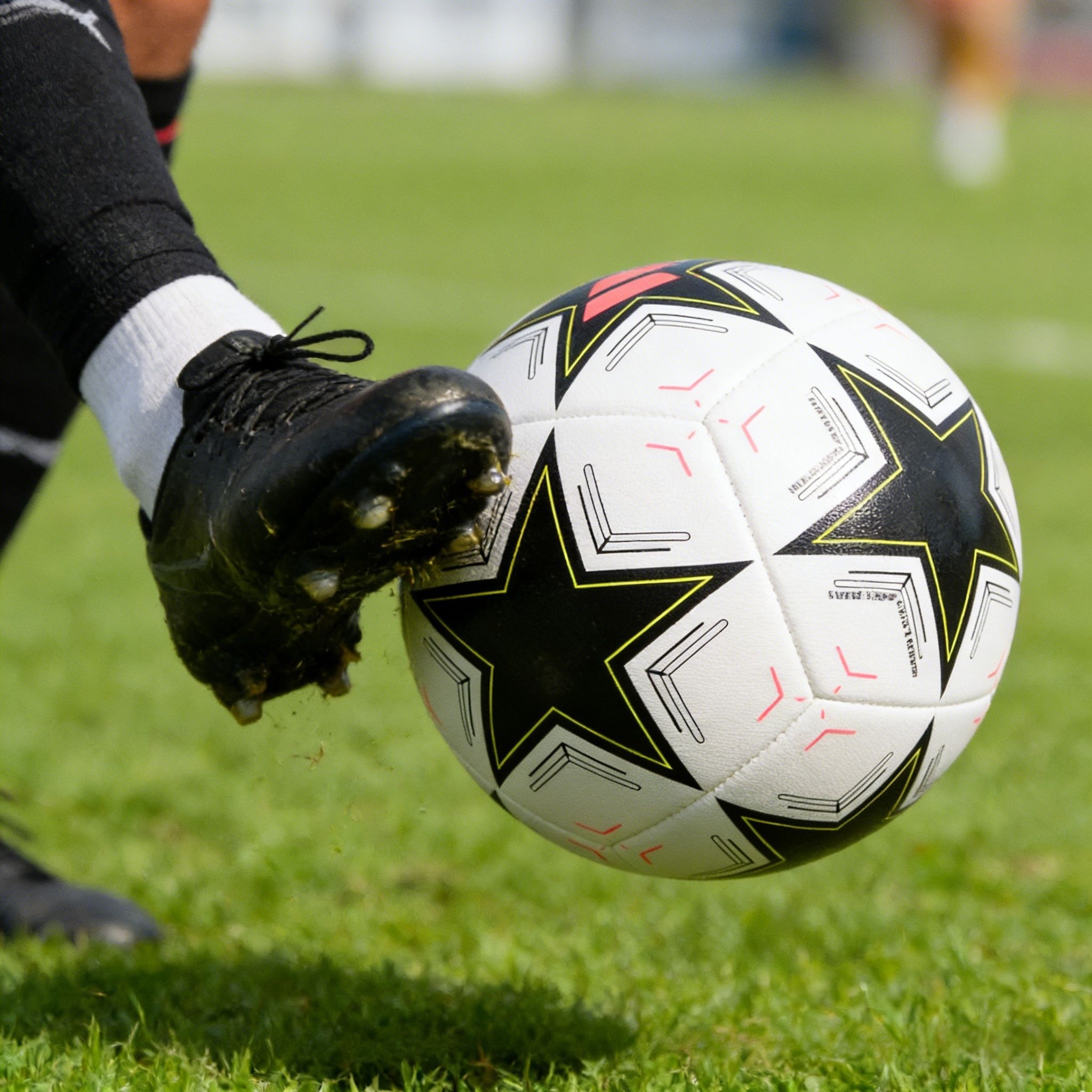 Professional Soccer Ball, Official Size 5 Football Perfect For Outdoor Training&Entertainment, PU Leather Seam Durable And Long-Lasting Soccer Ball