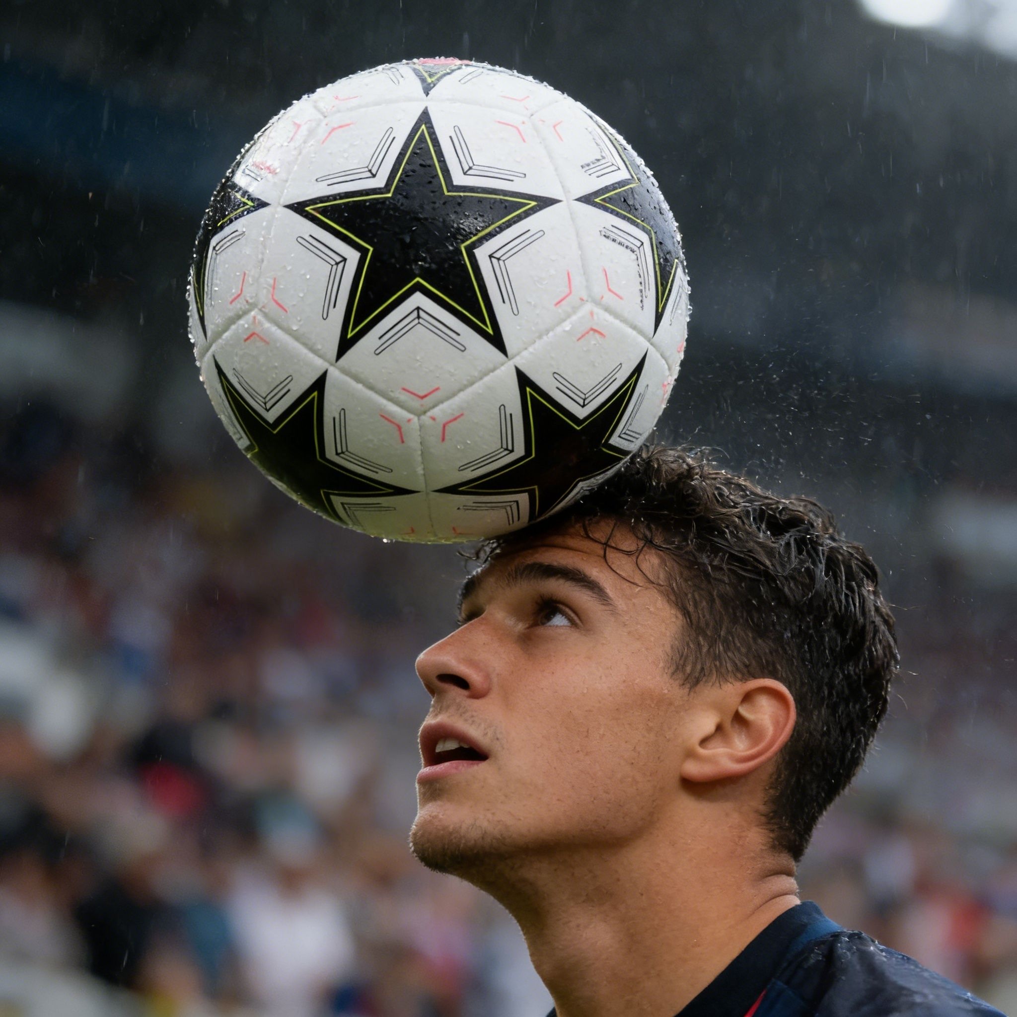 Professional Soccer Ball, Official Size 5 Football Perfect For Outdoor Training&Entertainment, PU Leather Seam Durable And Long-Lasting Soccer Ball