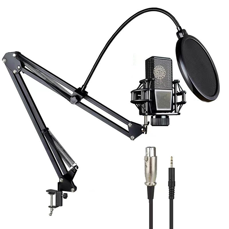 Professional Microphone Set  – Multiple Options Available (With or Without Sound Card)   for Streaming & Recording PC microphone, recording studio, condenser microphone, game live broadcast, KTV