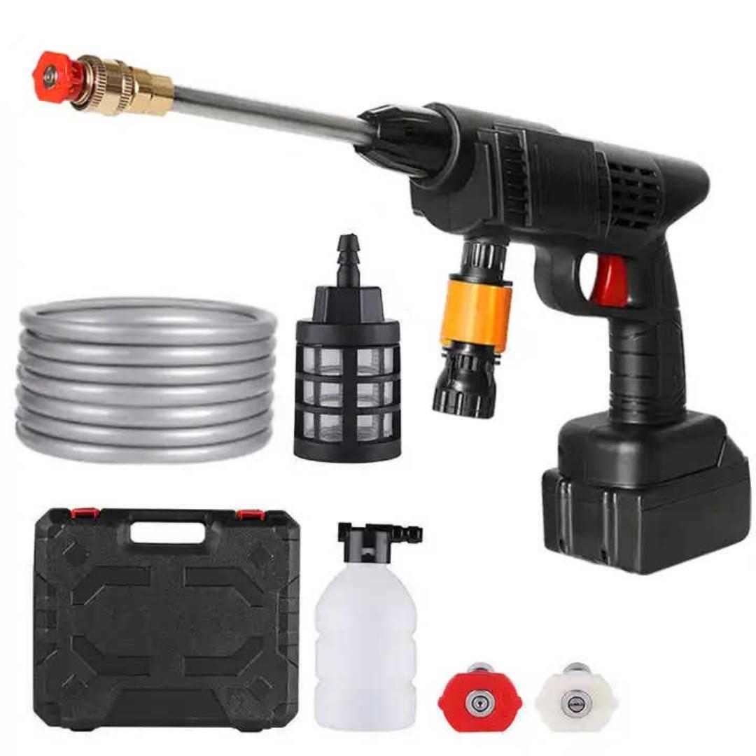 STOCK CLEARANCE ‼️..Wireless Car Wash Spray Gun Machine with Portable Lithium Battery