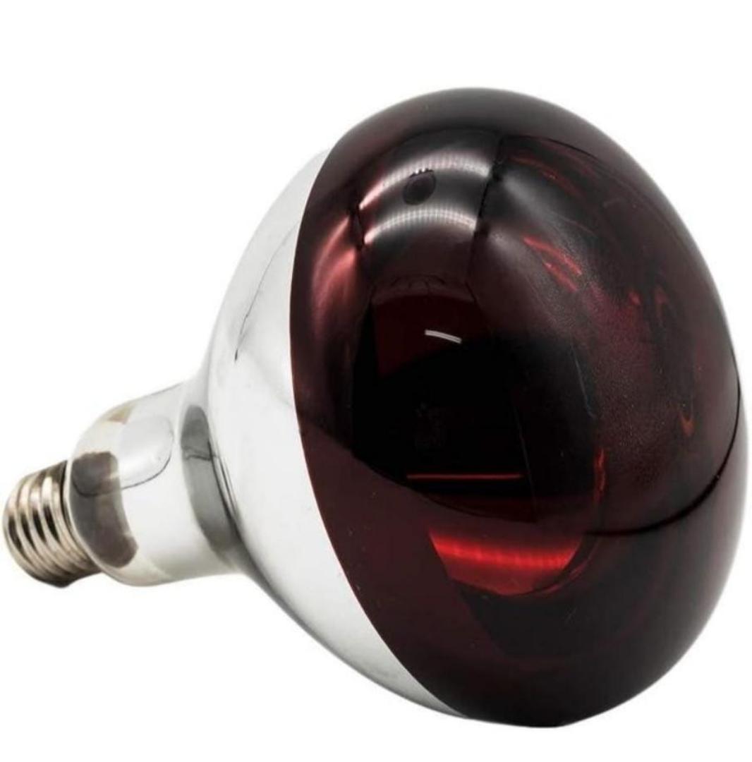 250 Watt Deep Red Infrared Heating Bulb for Chicken Farm, Pig Farm, Pets
