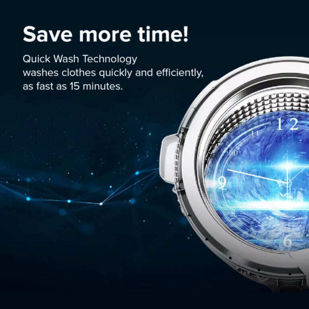 Haier 8kg Full Automatic Top Loader Washing Machine- Powerful, efficient, and hassle-free laundry care.- 𝑯𝑾𝑴80-1269𝑺6