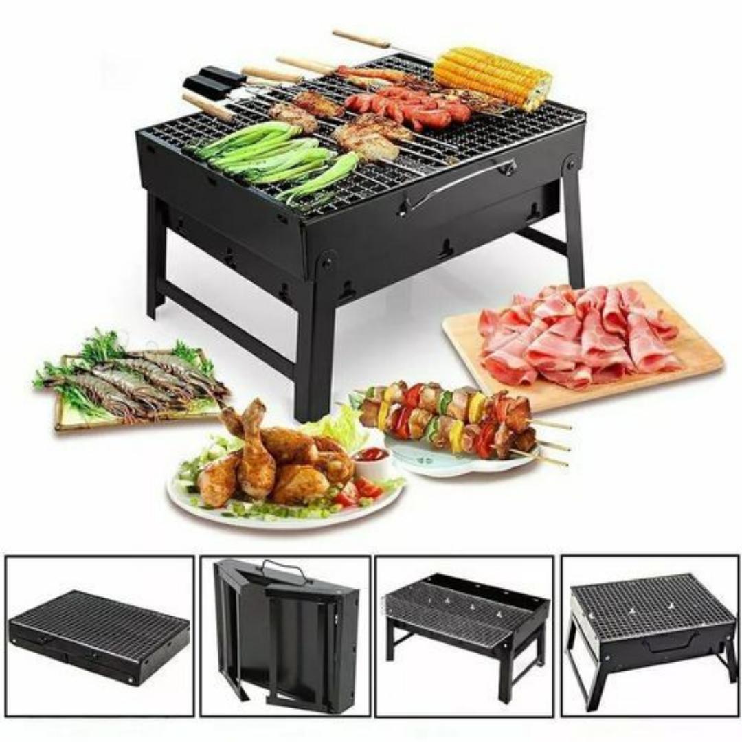 NEW !! Foldable Portable barbecue charcoal grill.