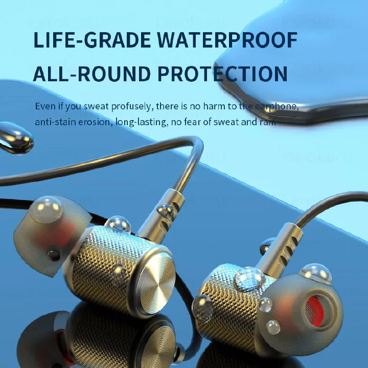 （Ava)Wireless  Earbud Neckband Earphones Sports Earphones Headphones Earbuds In-Ear Bluetooth Headset Gaming Headphones TWS IPX Waterproof Earphones Gaming Bluetooth Earphones Stereo Bluetooth Earbuds