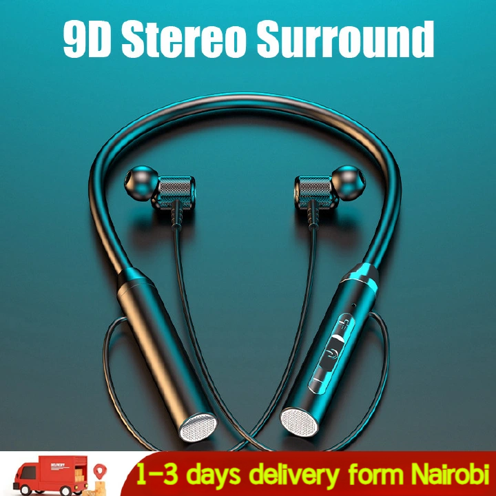 （Ava)Wireless  Earbud Neckband Earphones Sports Earphones Headphones Earbuds In-Ear Bluetooth Headset Gaming Headphones TWS IPX Waterproof Earphones Gaming Bluetooth Earphones Stereo Bluetooth Earbuds