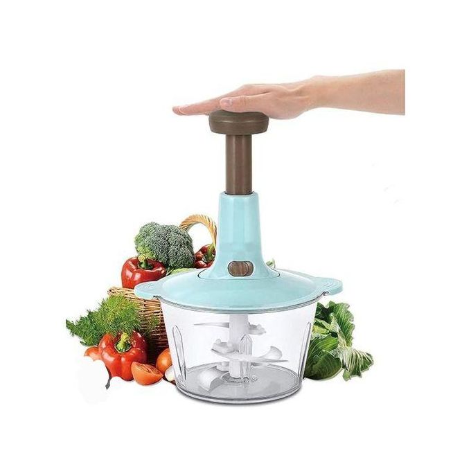 1.5L Manual Vegetable Press Food Chopper