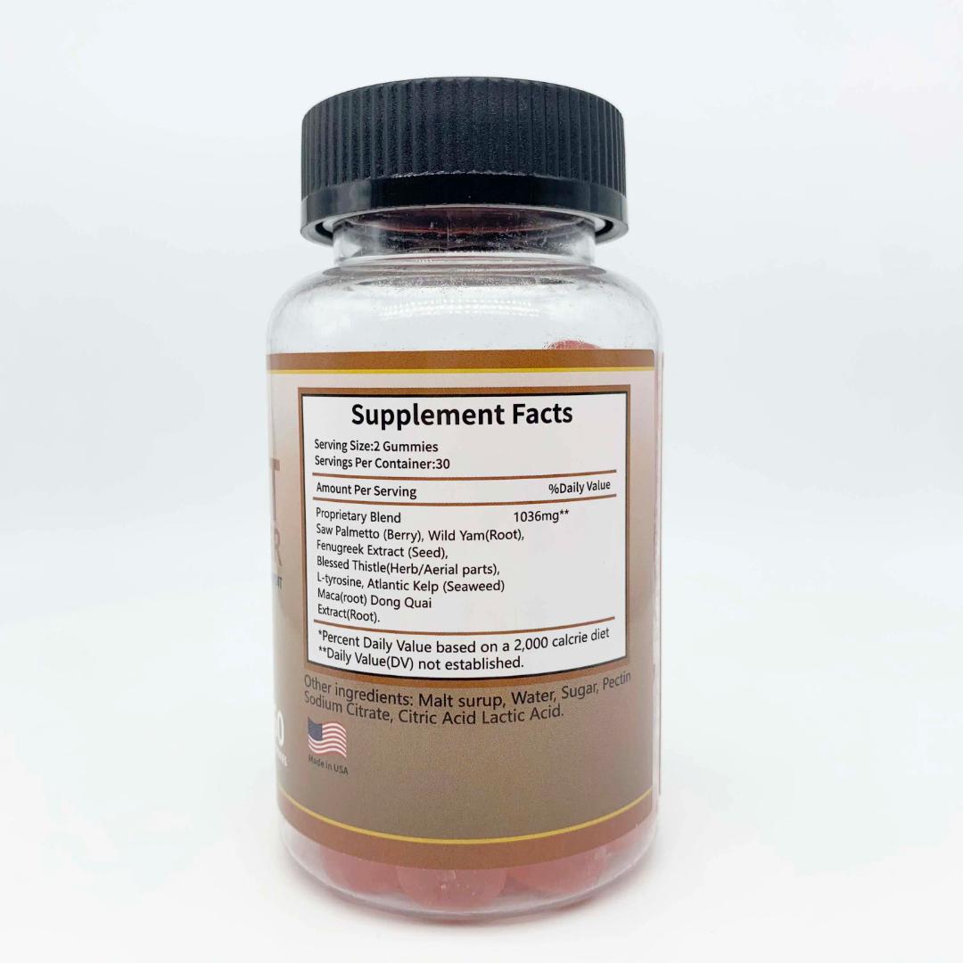 Maca Butt Booster Gummies. (Supports healthy curves, body shaping, and booty growth without harsh chemicals or injections.)