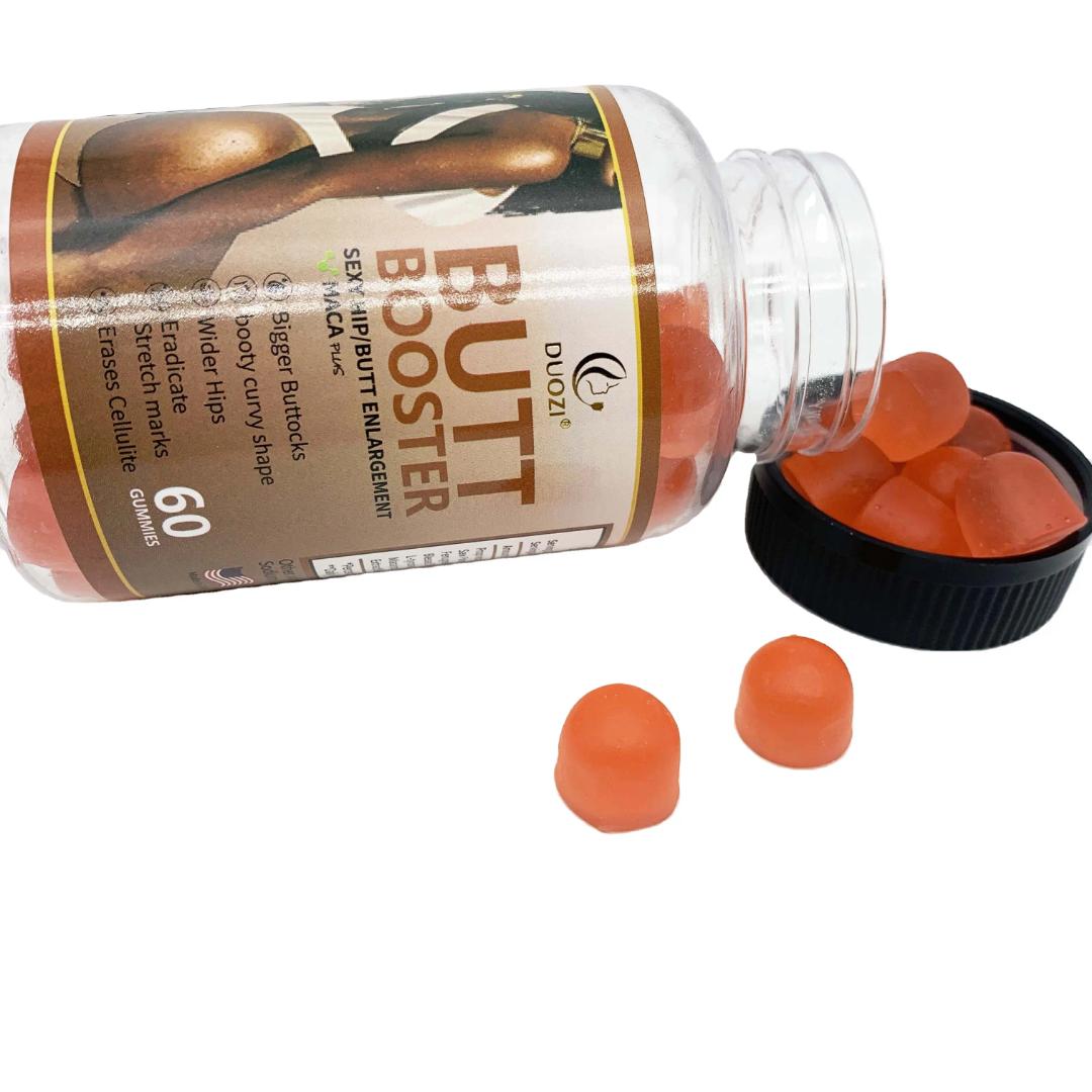 Maca Butt Booster Gummies. (Supports healthy curves, body shaping, and booty growth without harsh chemicals or injections.)