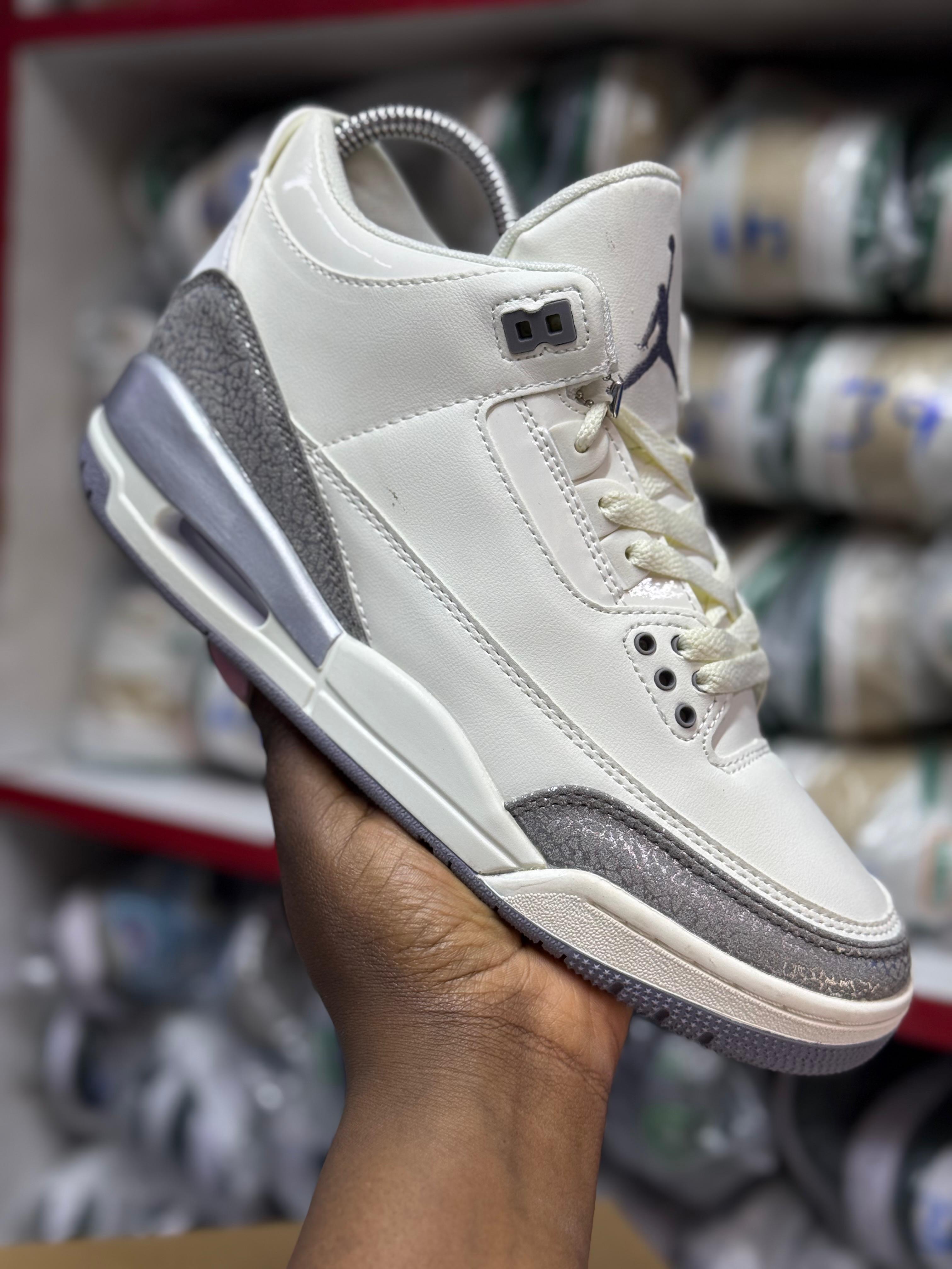 ⚡HIGH QUALITY ⚡UNISEX JORDAN 3SNEAKERS  high quality Jordan 3 sneakers original fashion leather men shoes ❤️‍🔥🔥 all colours and sizes available🔥breathable unisex Jordan 3 sneakers
