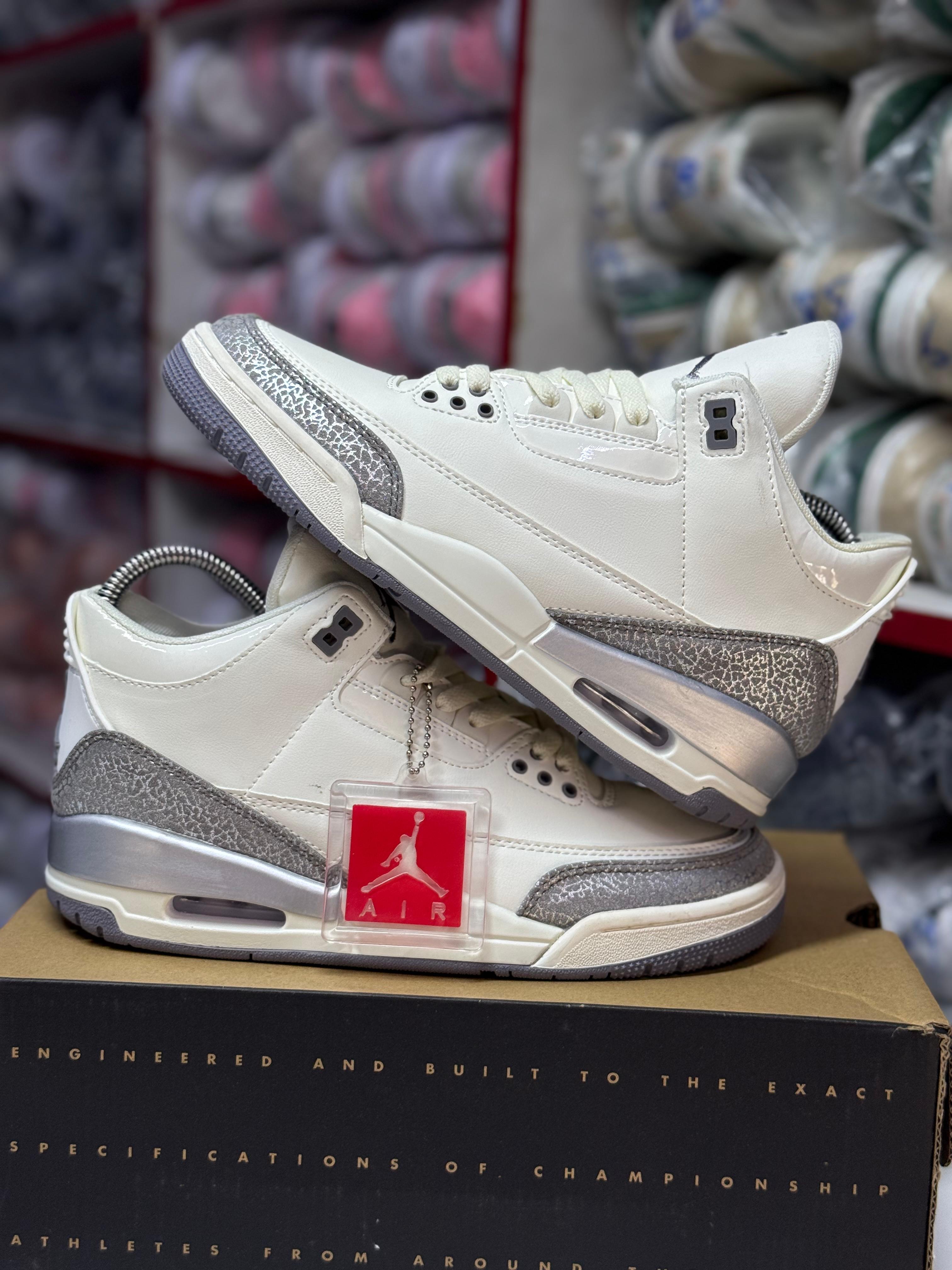 ⚡HIGH QUALITY ⚡UNISEX JORDAN 3SNEAKERS  high quality Jordan 3 sneakers original fashion leather men shoes ❤️‍🔥🔥 all colours and sizes available🔥breathable unisex Jordan 3 sneakers