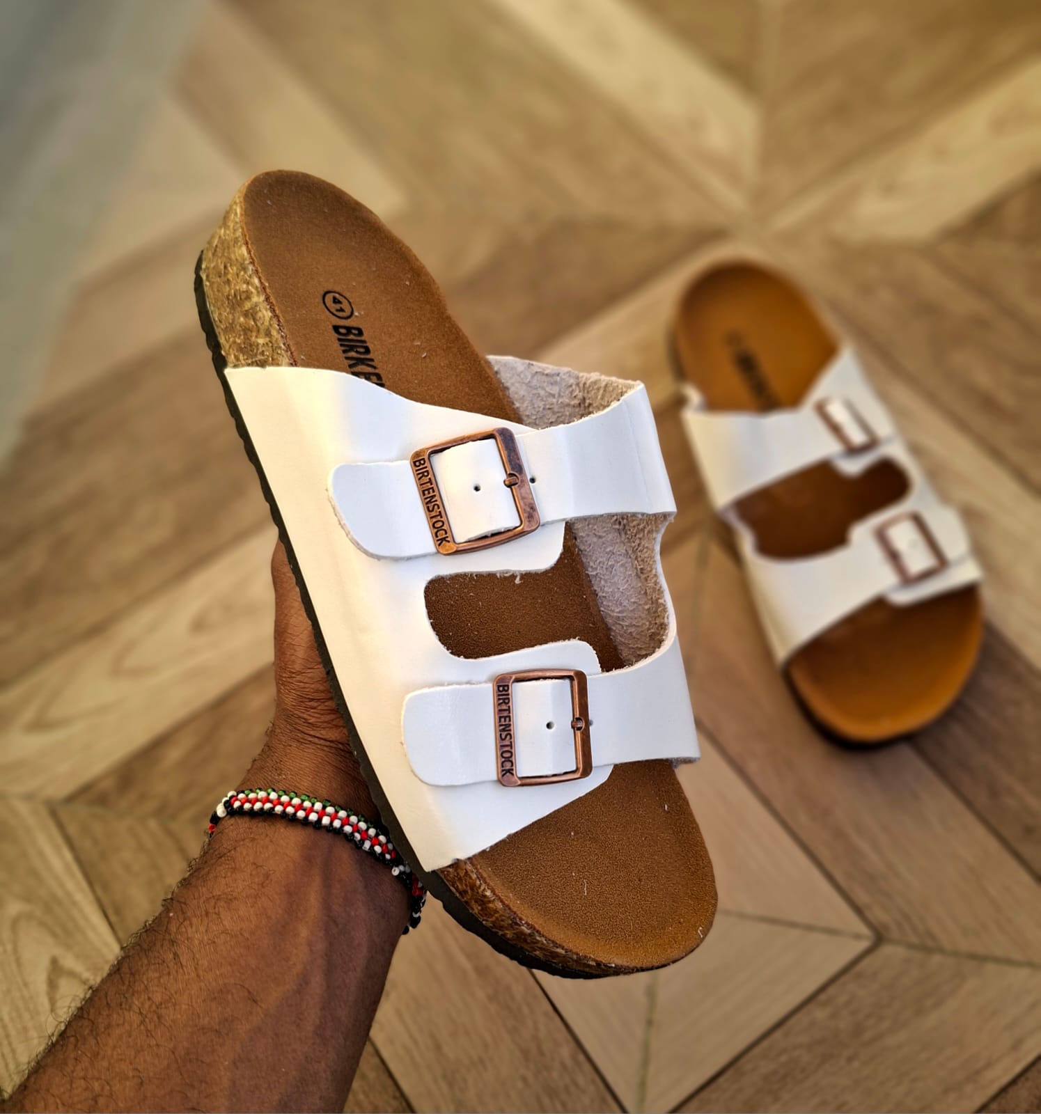 ⚡NEW STOCK  ⚡men's sandals ⚡  get fresh air while walking with this new men,s sandals 💯 grab yours today to walk with confidence also available in colors green, black, orange,  and sizes from 41-45⭐