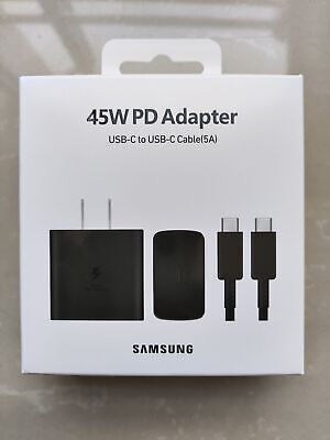 Samsung 45W Original Super Fast Charger With 5A C To C Fast Cable